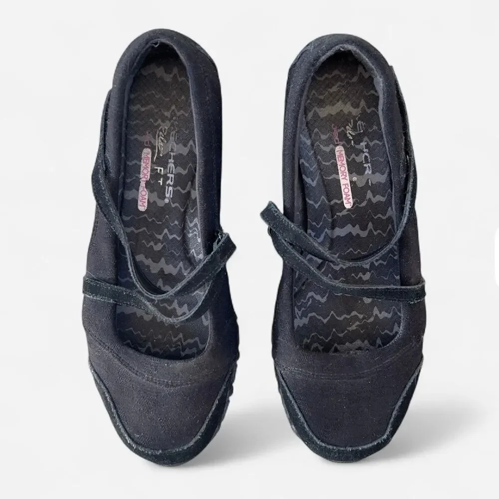 Skechers Strappy Biker Mary Jane Sneakers